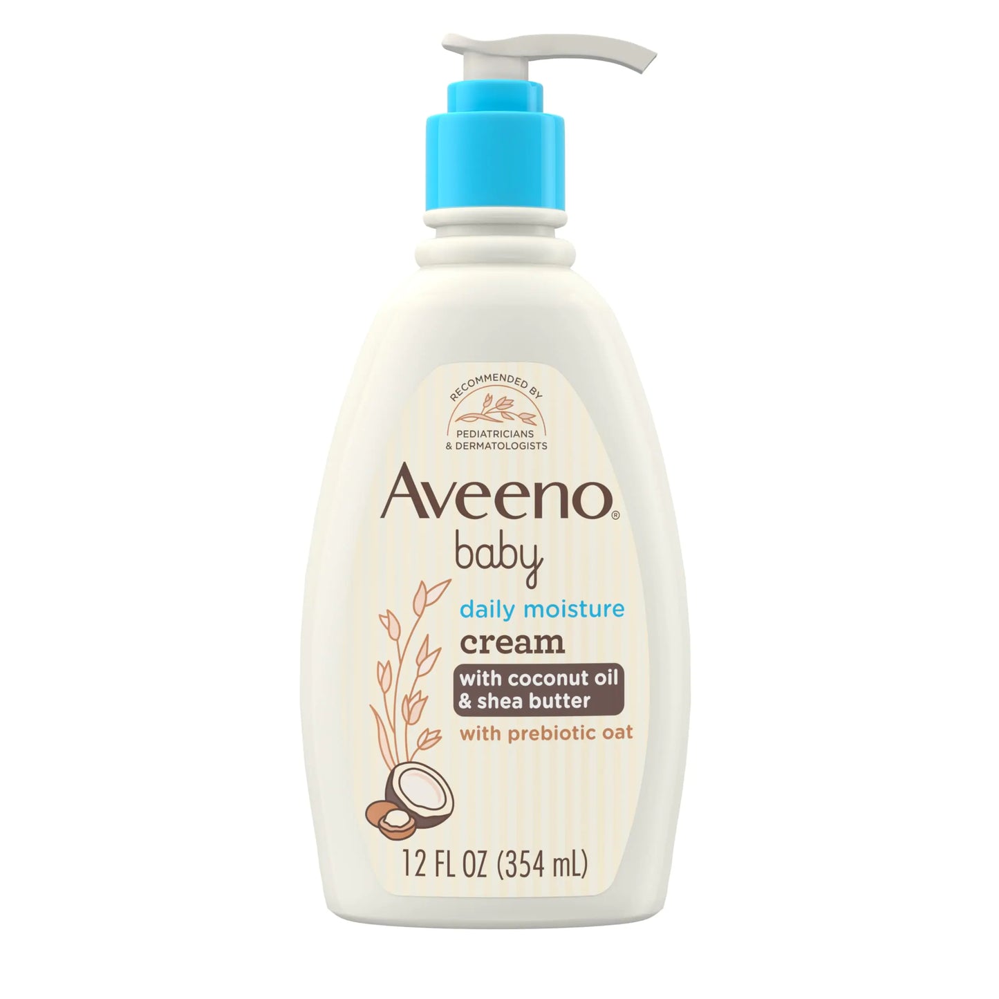 Aveeno Baby Daily Moisturizing Cream with Prebiotic Oat Hypoallergenic Baby Lotion