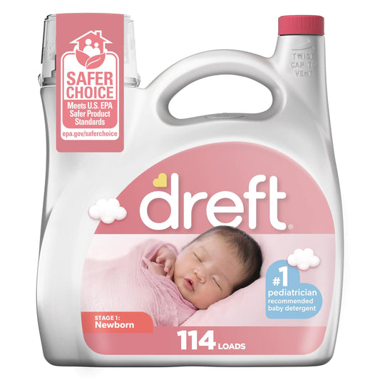 Dreft Stage 1 Newborn Baby Laundry Detergent Liquid