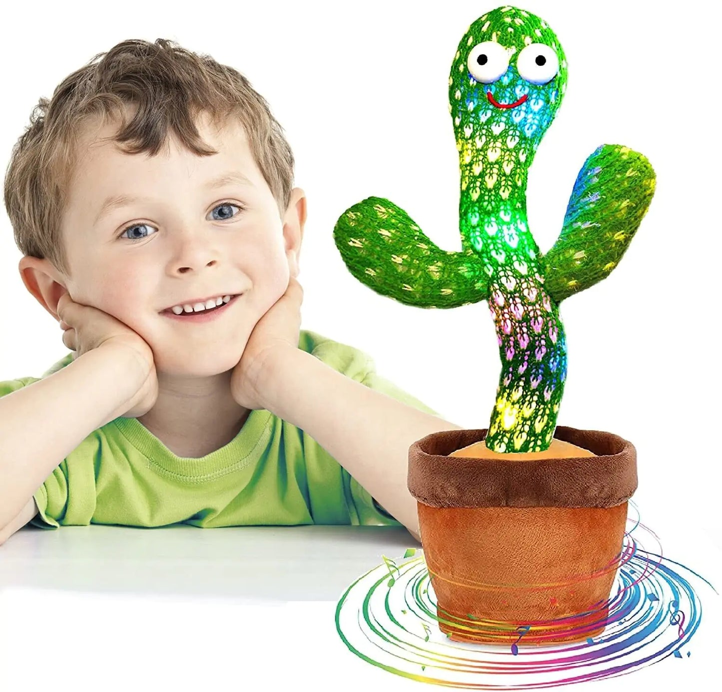 Dancing Cactus Plush Toy Doll Electronic Recording Shake