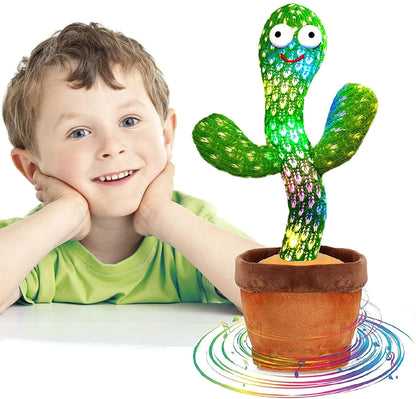 Dancing Cactus Plush Toy Doll Electronic Recording Shake