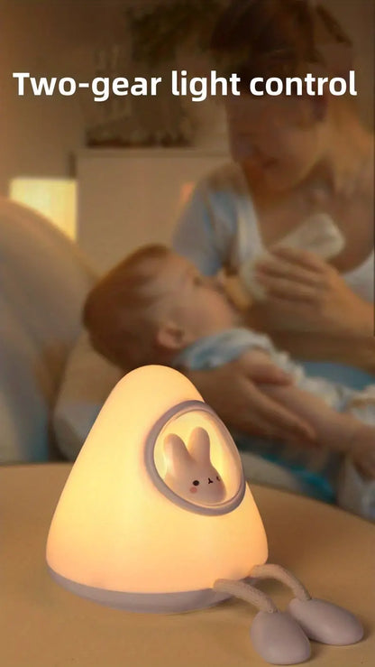 Cute Night Light for Kids - USB Rechargeable Space Lamp