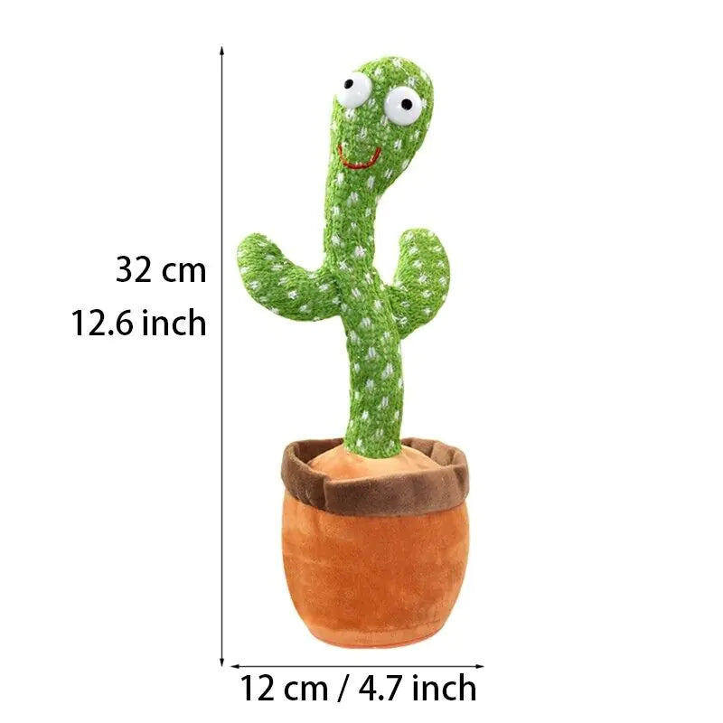 Dancing Cactus Plush Toy Doll Electronic Recording Shake