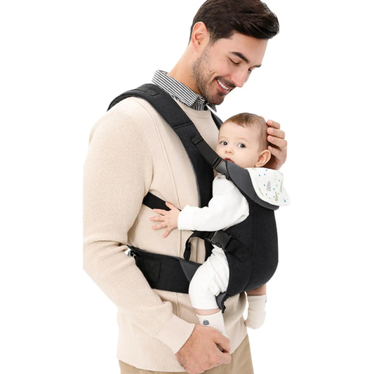 Huifen Baby Wrap Carrier 4-in-1 Baby Carrier Babies Essentials Hands Free Baby Sling Carriers