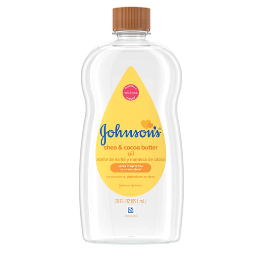 Johnsons Baby Oil Mineral Oil Enriched with Shea & Cocoa Butter
